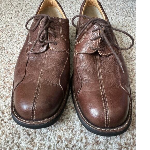 Johnston & Murphy Bicycle Toe Oxford brown leather, size 10, dress/comfort shoes main image 9